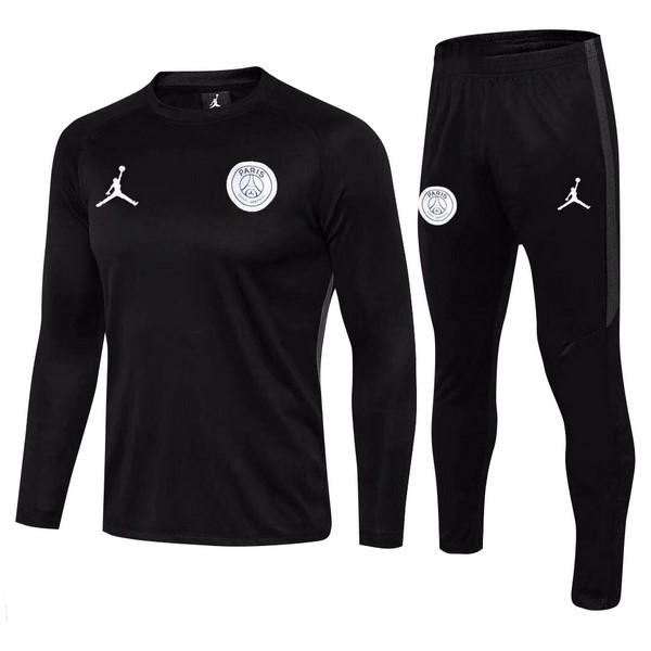 JORDAN Chandal Niños Paris Saint Germain 2018-19 Blanco Negro Marino